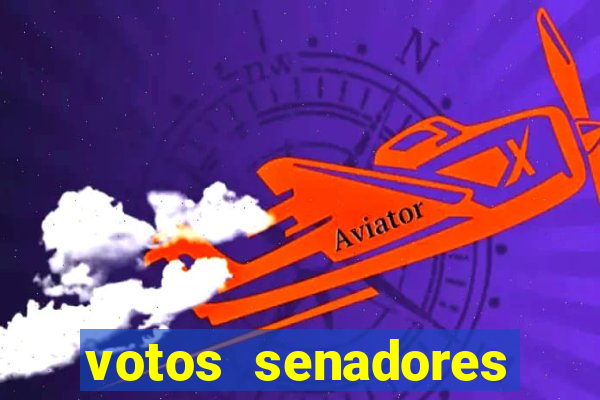 votos senadores impeachment moraes